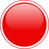Glossy Red Icon Button Clip Art