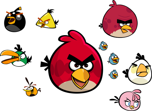 Angry Birds Clip Art at Clker.com - vector clip art online, royalty free &  public domain