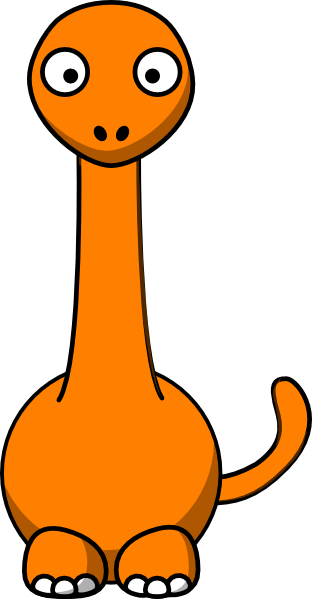 orange-dinosaur-hipng