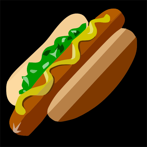 Hot Dog Juliane Krug R Clip Art at Clker.com - vector clip art online ...