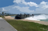 A Landing Craft, Air Cushioned (lcac) Deployed Aboard The Amphibious Assault Ship Uss Essex (lhd 2). Clip Art