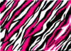 Black And White Zebra Print Background Clip Art