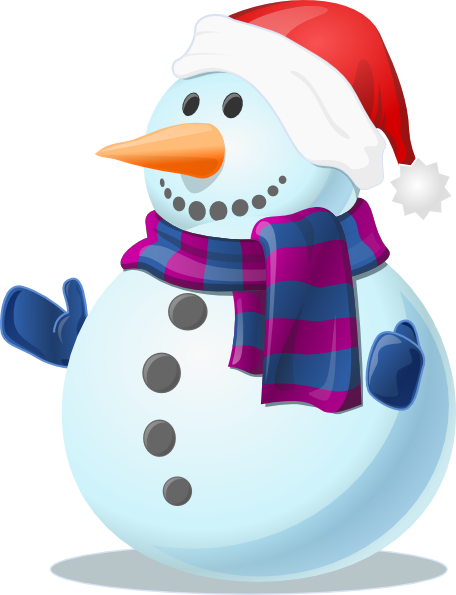 Snowman Clip Art at Clker.com - vector clip art online, royalty free ...