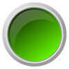 Green Button No Text Clip Art