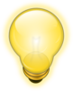 Glowing Light Bulb Clip Art