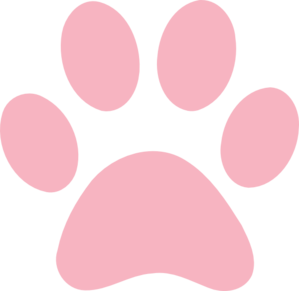 Pink Paw Print Clip Art at Clker.com - vector clip art online, royalty ...