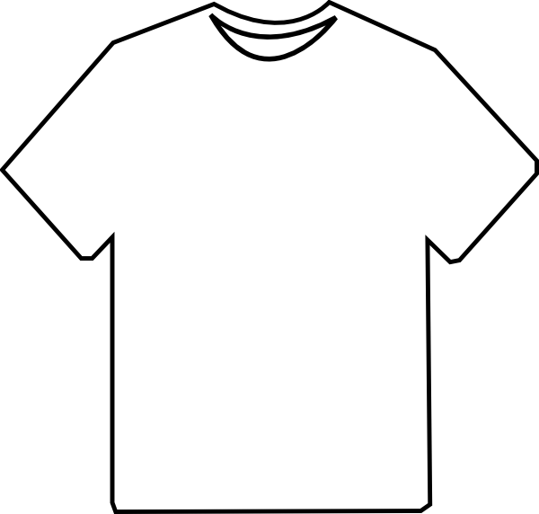T-shirt (front) Clip Art at Clker.com - vector clip art online, royalty ...