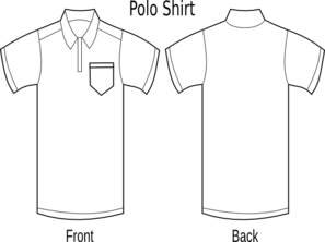 Download Polo Shirt Front And Back Clip Art at Clker.com - vector ...