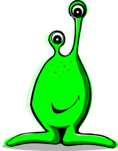 Green Cartoon Alien Clip Art at Clker.com - vector clip art online ...
