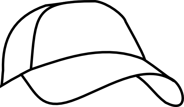 White Baseball Cap Clip Art at Clker.com - vector clip art online ...
