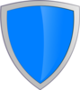 Blue Security Shield Clip Art