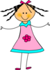 Happy Girl Clip Art