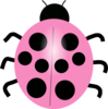 Pink Ladybug Clip Art