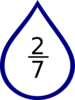 Number Rain Drop Clip Art