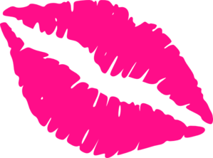 Hot Pink Lips Clip Art at Clker.com - vector clip art online, royalty ...